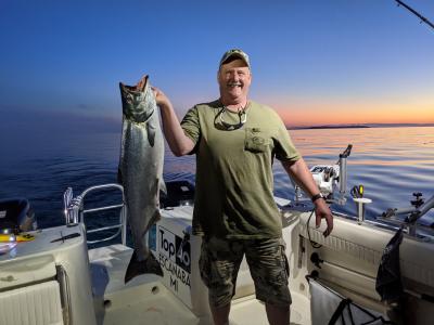 Top 40 Charters - Trophy Walleye & Salmon - Michigan