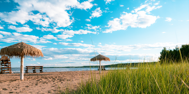 VisitEscanaba | Luscious sand beaches at Van Cleve Beach in Gladstone, MI