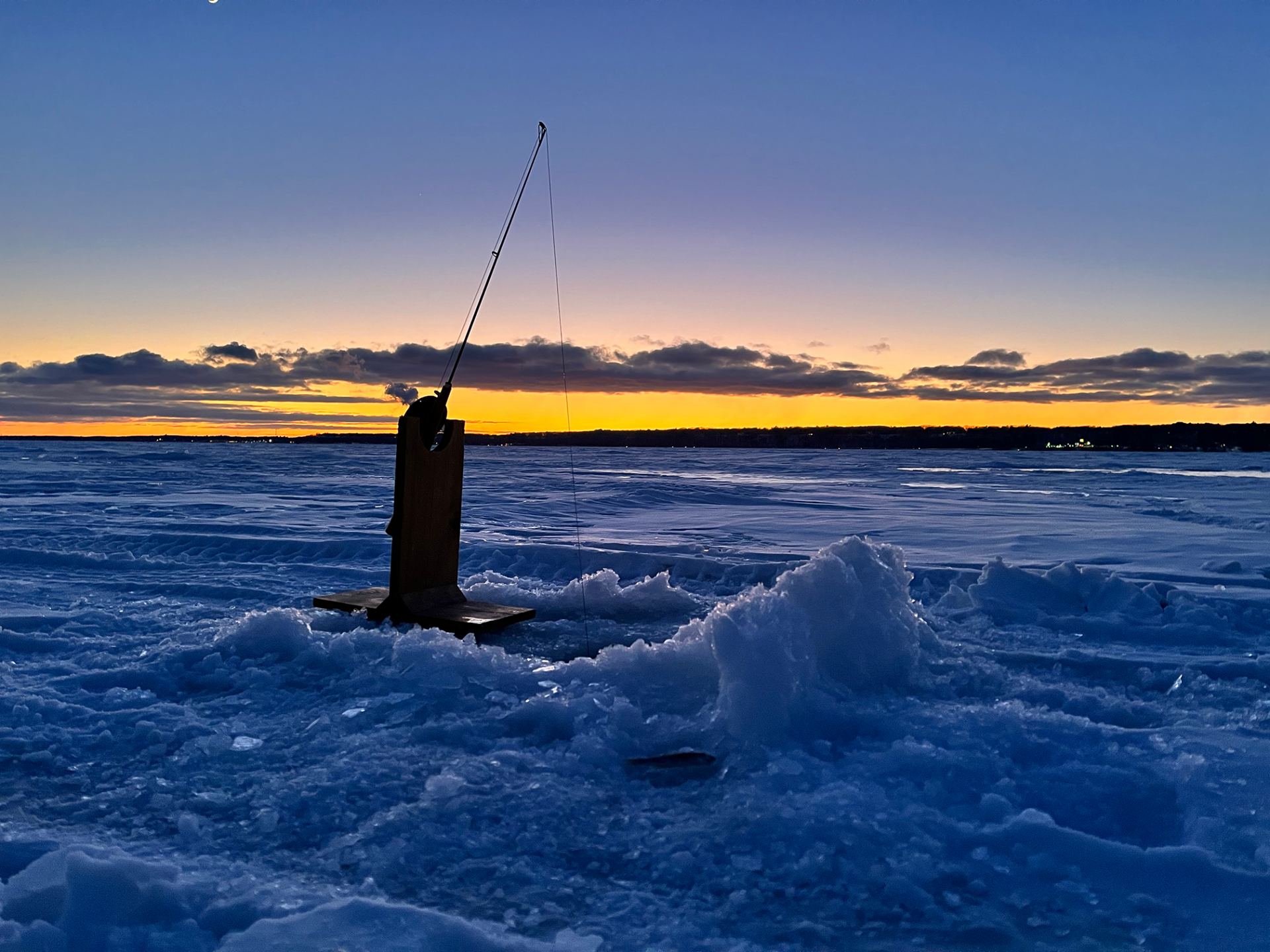 VisitEscanaba | Tip Up Ice Fishing