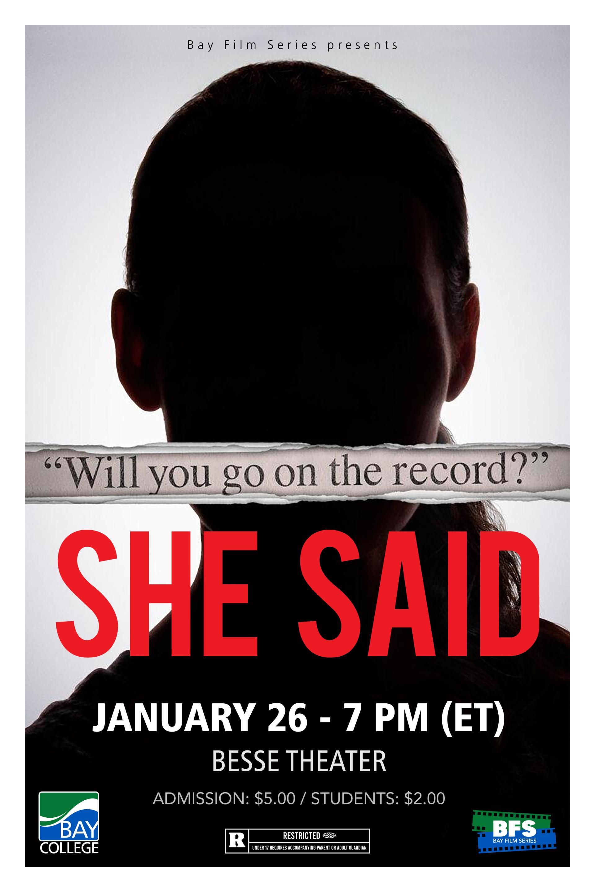 She Said She Said