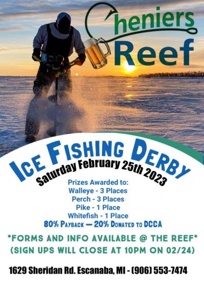Cheniers Reef 2023 Ice Fishing Derby