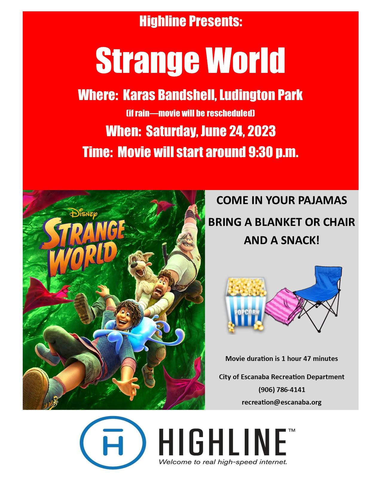 Movie Night in the Park: Strange World