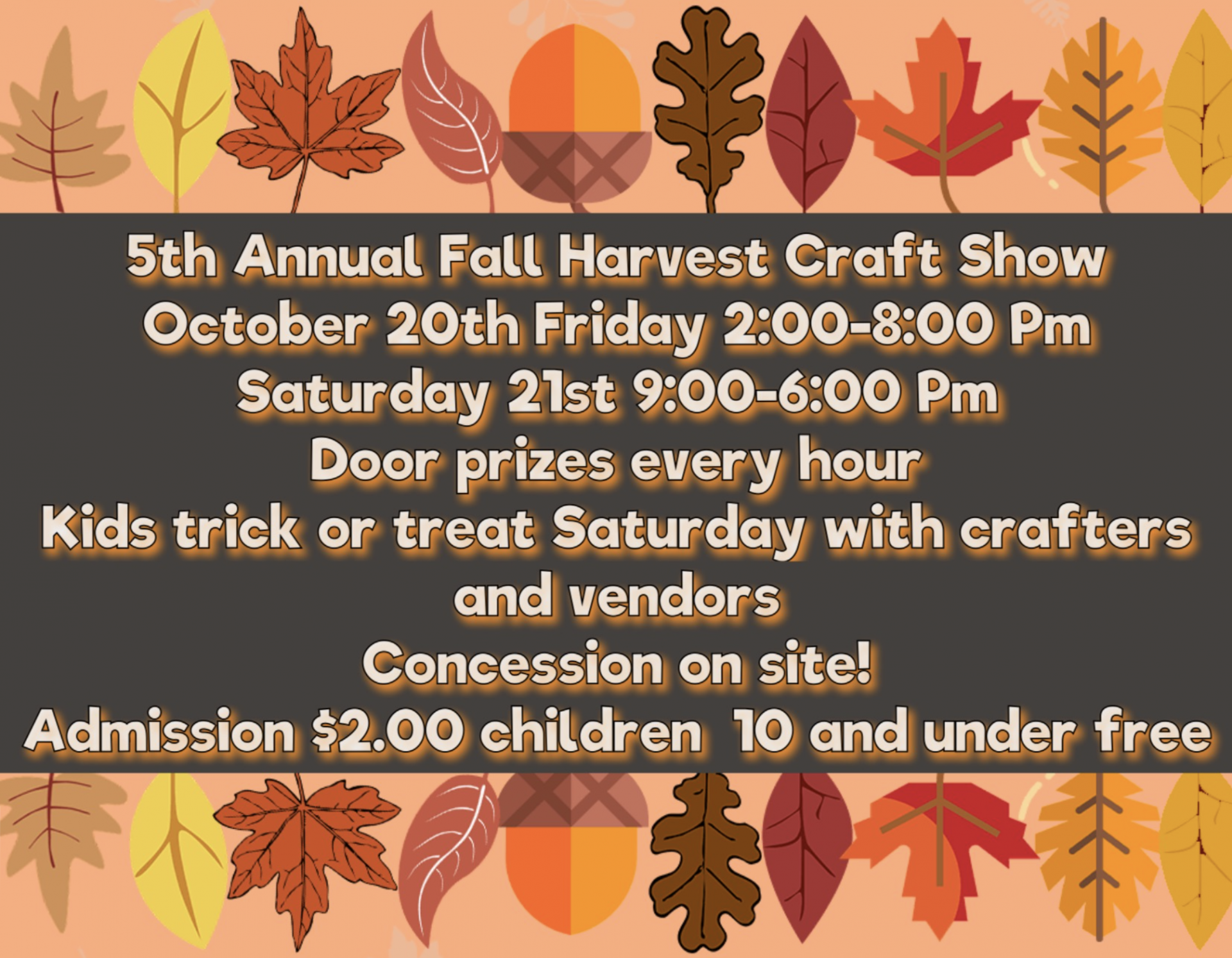 5th Annual Fall Harvest Craft Show