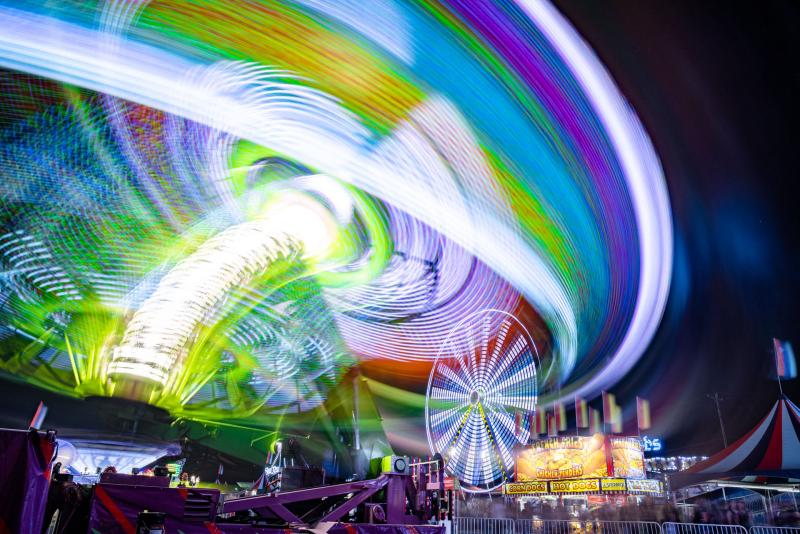 Rides at the U.P. State Fair.