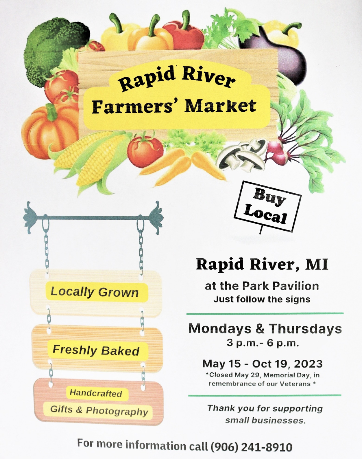 R.R. Farmers Market Poster