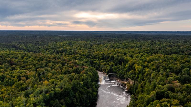 Waterfall Header