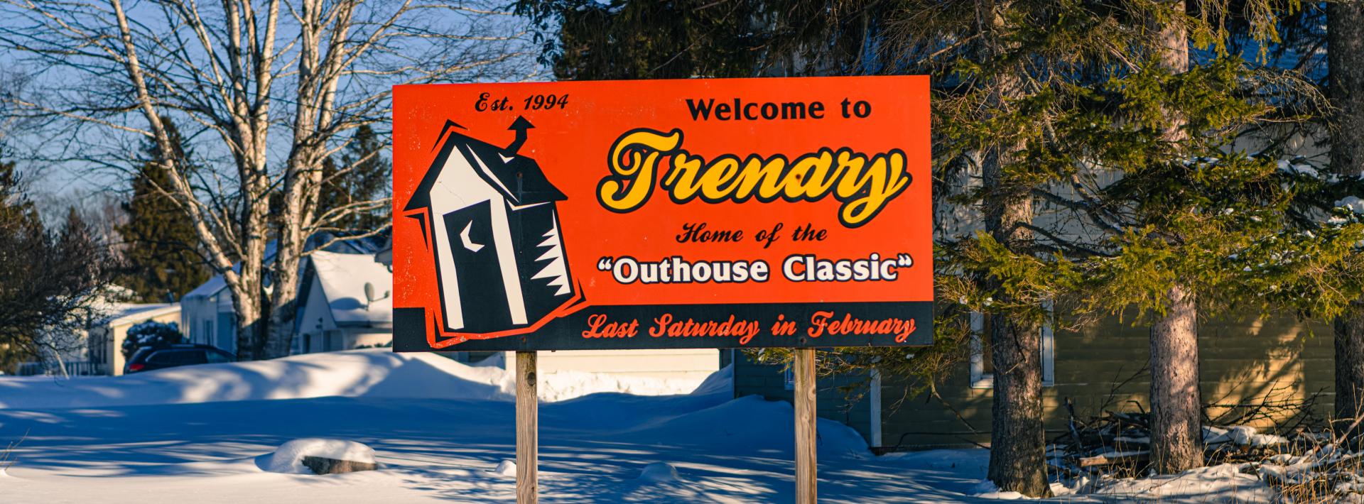 Trenary Outhouse Races Visit Escanaba