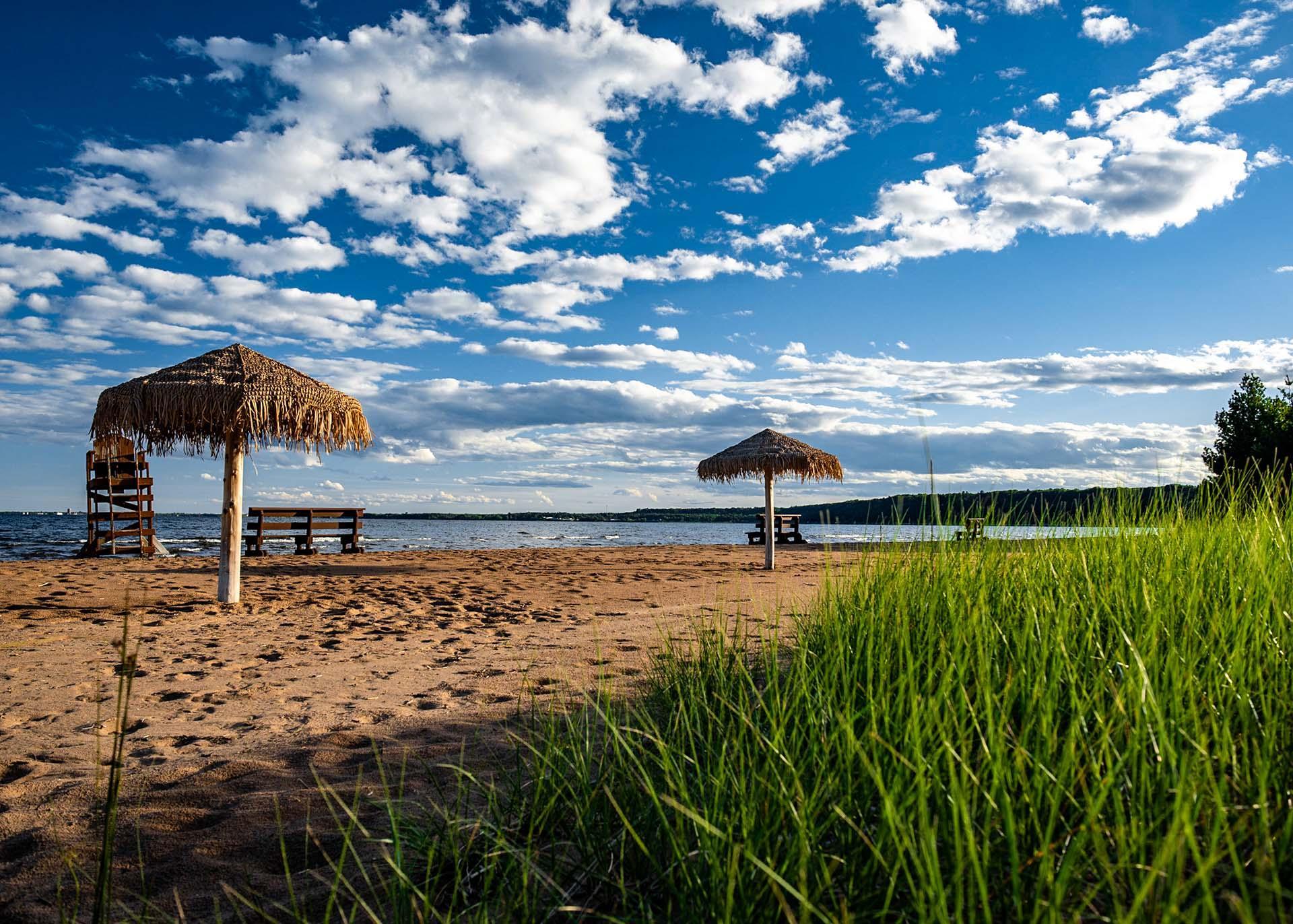 Van Cleve Beach in the summer.