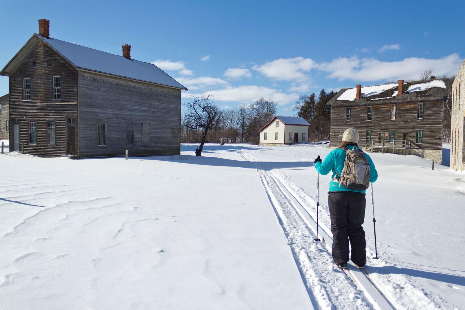 cross-country skiing