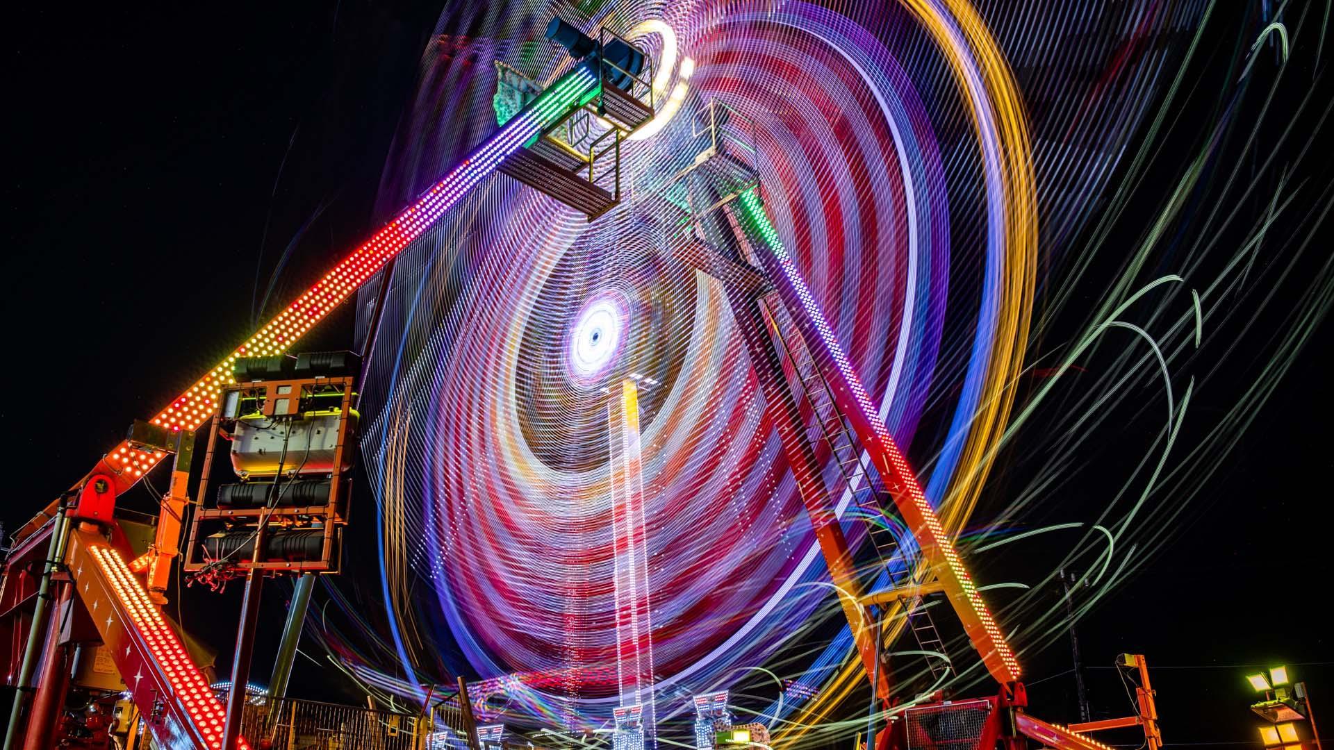 A ride at the U.P. State Fair