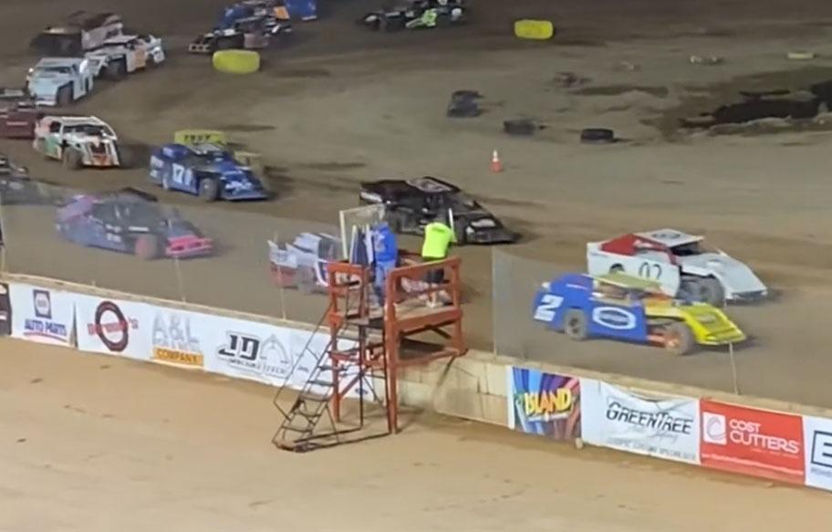 A Race at Escanaba Motor Speedway