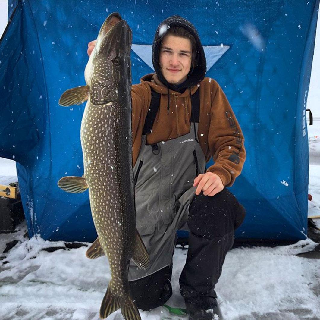 Tyler flynn ice fishing 