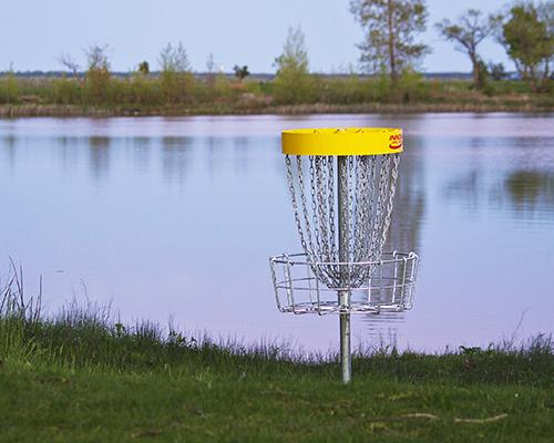 Disc golf net