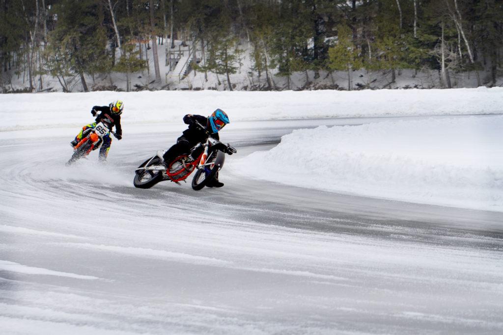 Ice biking