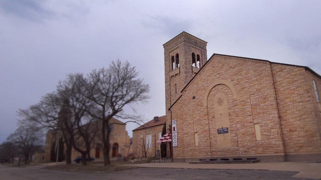 outside shot of Bonifas Art Center