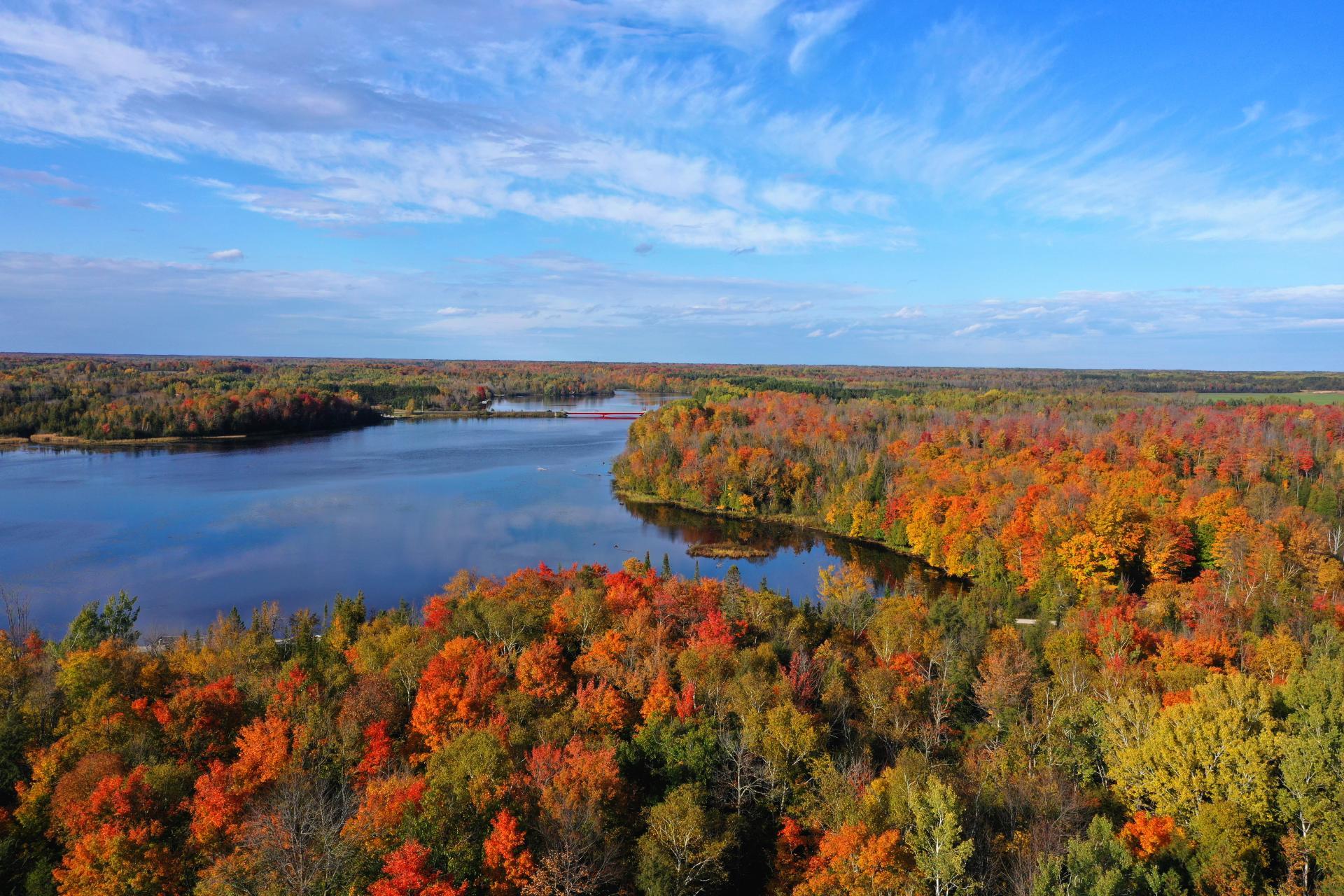 fall colors in Escanaba