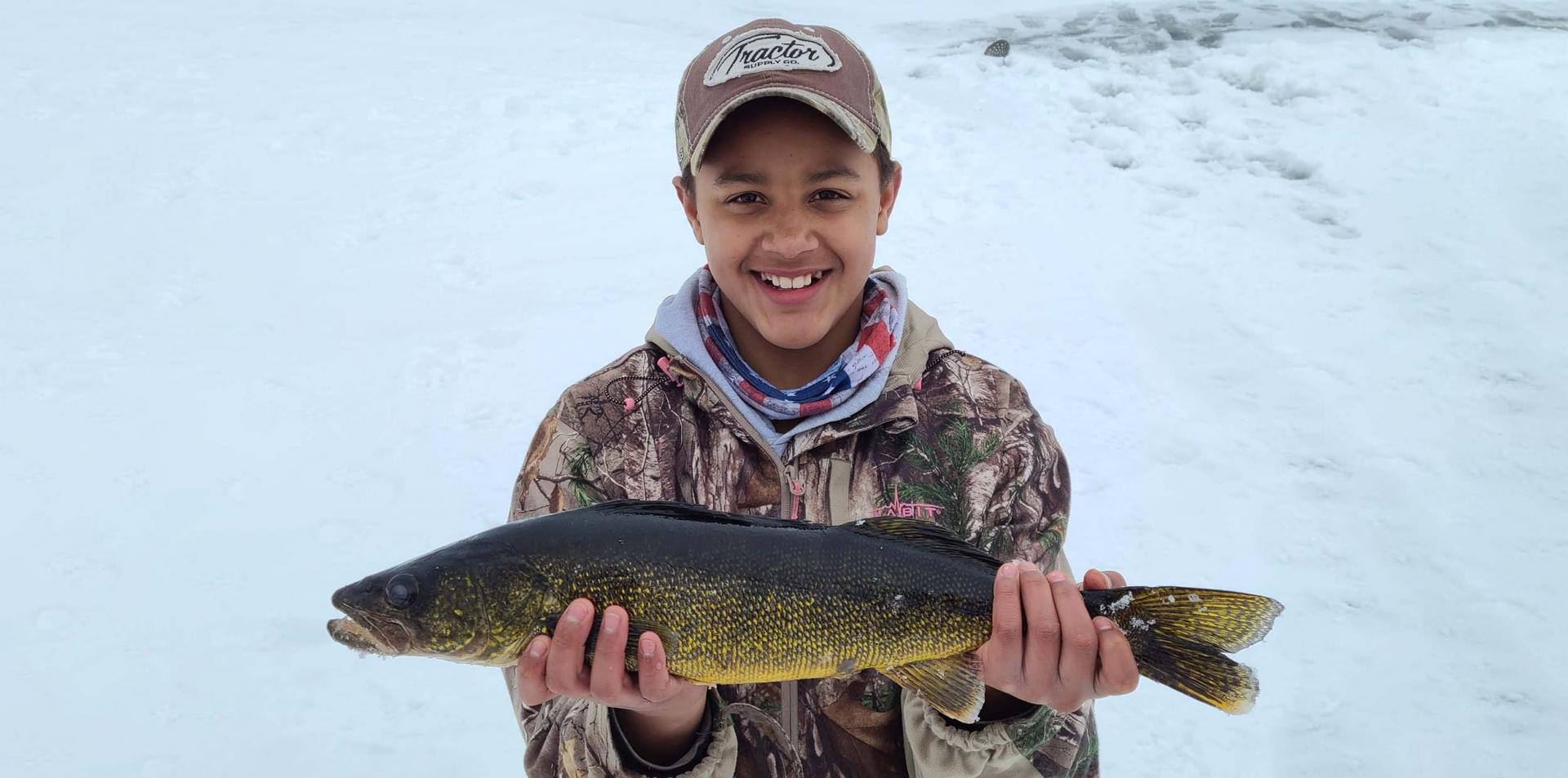 Lake Michigan Ice Fishing