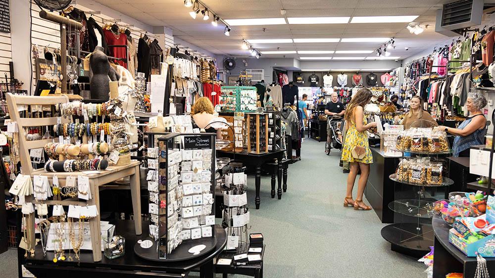 People shopping in a Marquette store.